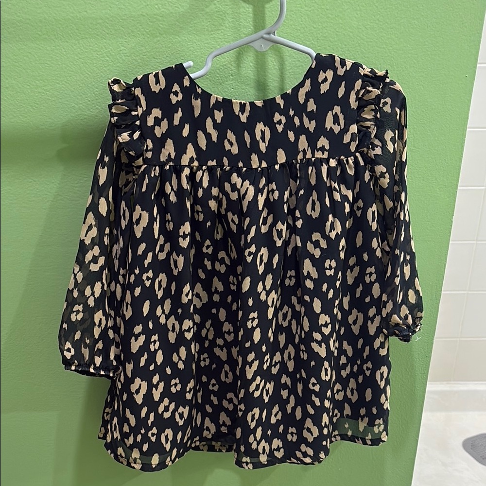 Carters leopard print girls dress